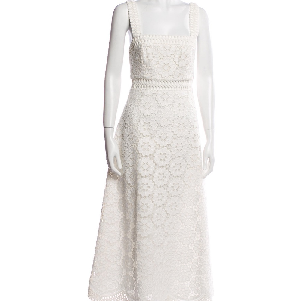 Zimmermann Eyelet Midi Dress